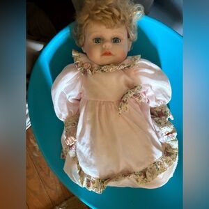 Heritage Pink and Floral Baby Doll